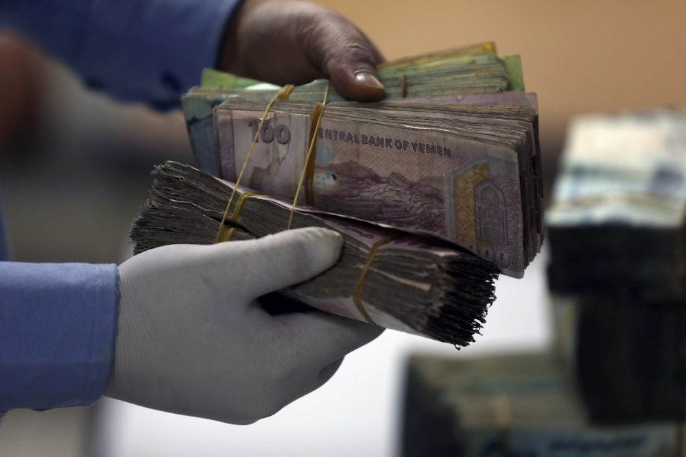 Yemen’s central bank has sufficient foreign reserves outside the country to fulfill its needs for hard currency and payments for imports, the Aden-based lender said. (Reuters/File Photo)