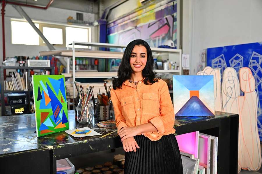 Saudi artist Nujood Al-Otaibi. (Supplied)