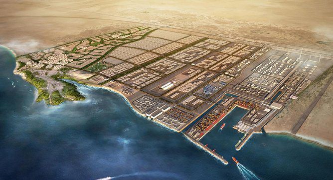 Located on the Red Sea coast, the special economic zone poses an advanced industrial city and an ideal center for business growth. (File)