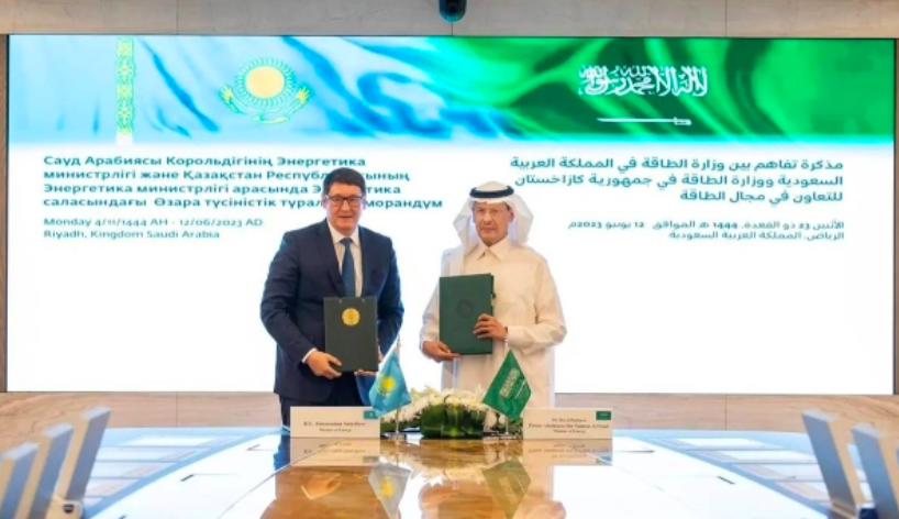 Saudi Arabia collaborates with Kazakhstan to improve energy partnership