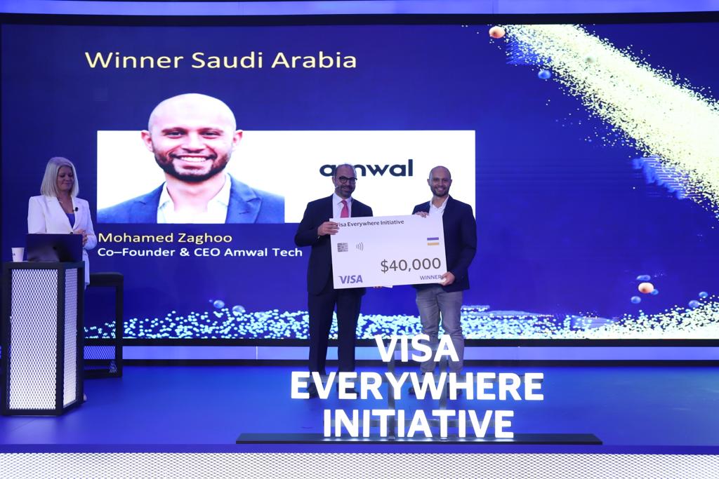 Amwal Tech wins 2023 Visa Everywhere Initiative finals in Saudi Arabia. (Supplied)
