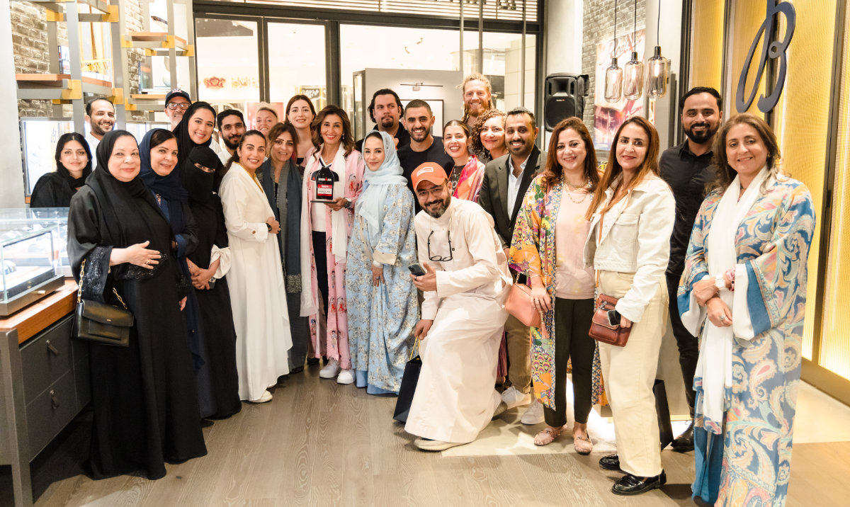 The event took place at Breitling’s boutique in Roshana Mall, Jeddah with around 20 guests from the Saudi triathlon community.