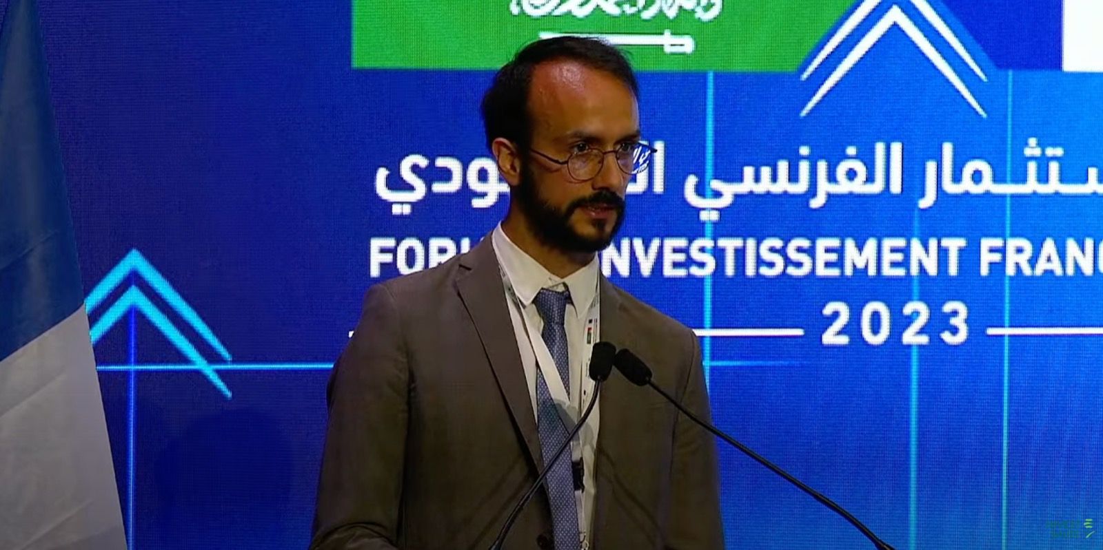 Speaking at the France-Saudi Investment Forum, Denis Le Fers, head of bilateral trade relations at the French Treasury, explained that partnership has a central role to play in France 2030. (AN Photo)