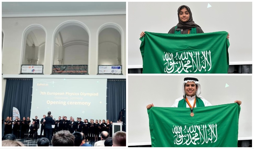 Around 181 students from 38 countries competed in the European Physics Olympiad 2023. (EurPho 2023 and Twitter/@mawhiba)
