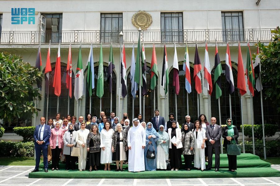 Participants of the Arab League’s Emergency Committee for the Protection of Women in Armed Conflicts in the Arab Region. (SPA)