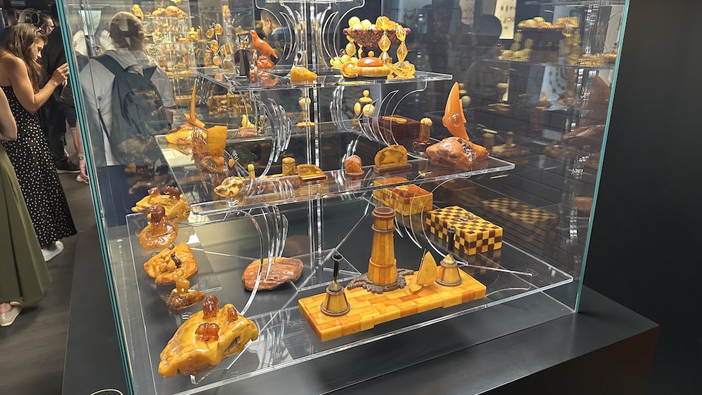 The Kaliningrad enclave of Russia is known as the amber valley of the world. More than 90 percent of the world’s “solar stone” is found here, and its Rostec plant alone produces 500 tons a year. (Supplied)