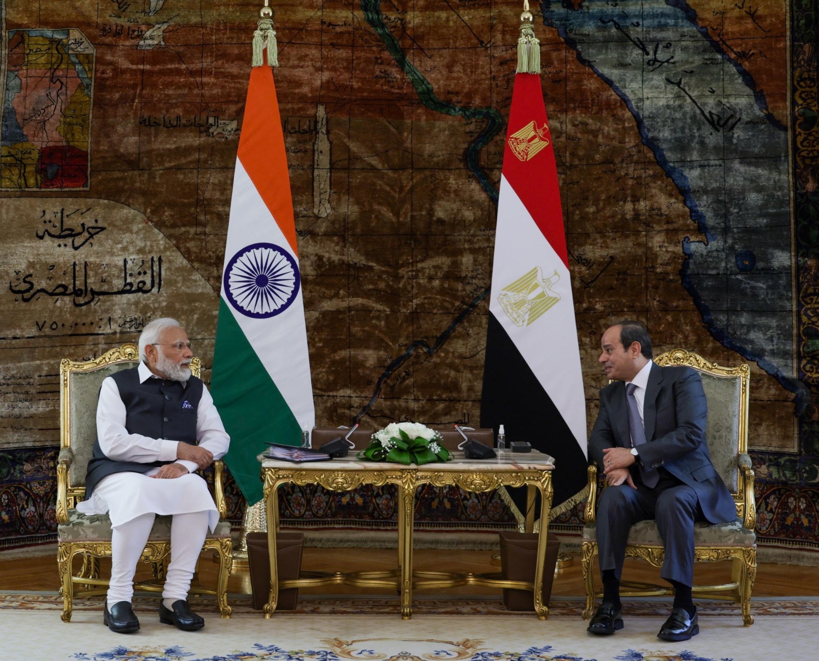 Egypt and India share deep ties that date back to the 1950s, when the two nations played key roles in founding the Non-Aligned Movement (twitter/@MEAIndia)