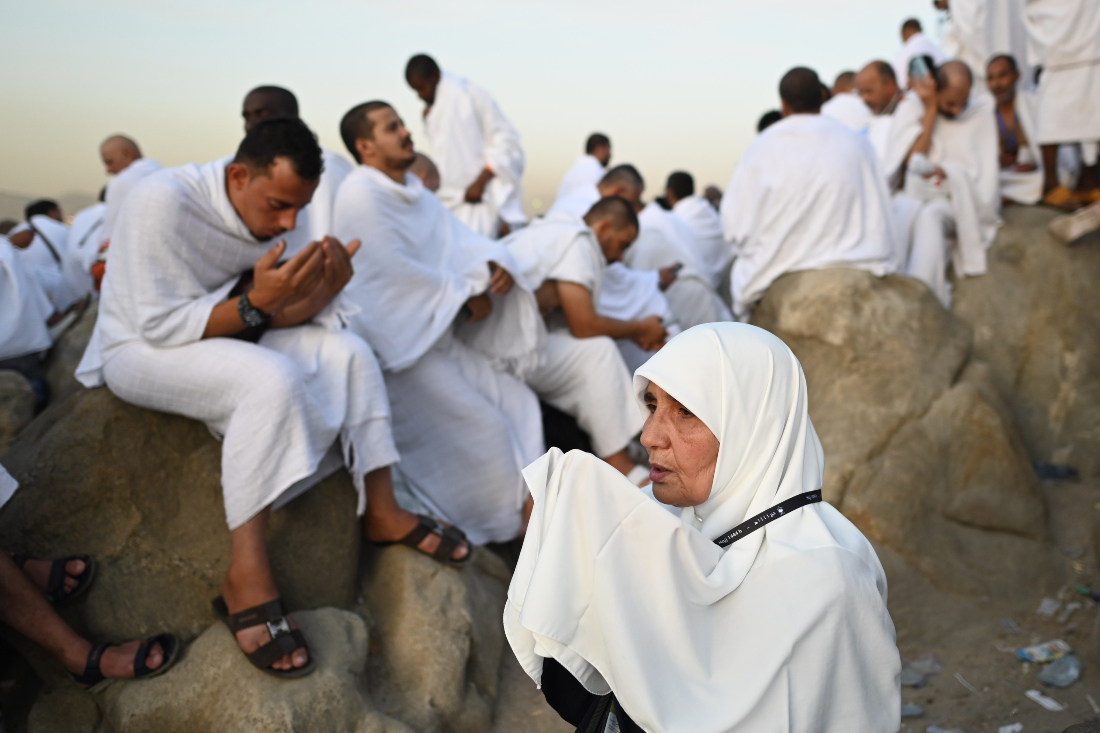Saudi Arabia hosted 4,951 beneficiaries from 92 countries as part of The Guests of the Custodian of the Two Holy Mosques’ Program for Hajj and Umrah. (File/AFP)