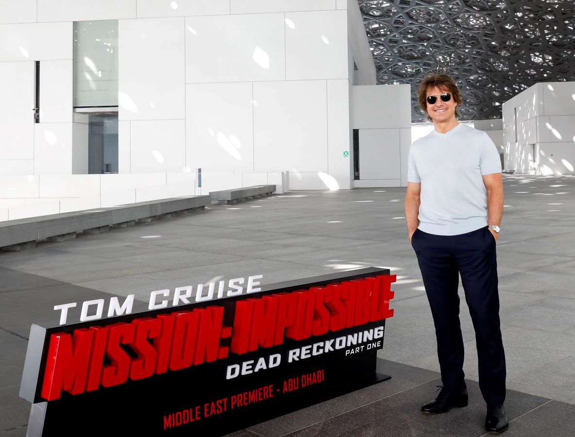‘Mission: Impossible’ star Tom Cruise was spotted at Louvre Abu Dhabi. (Supplied)