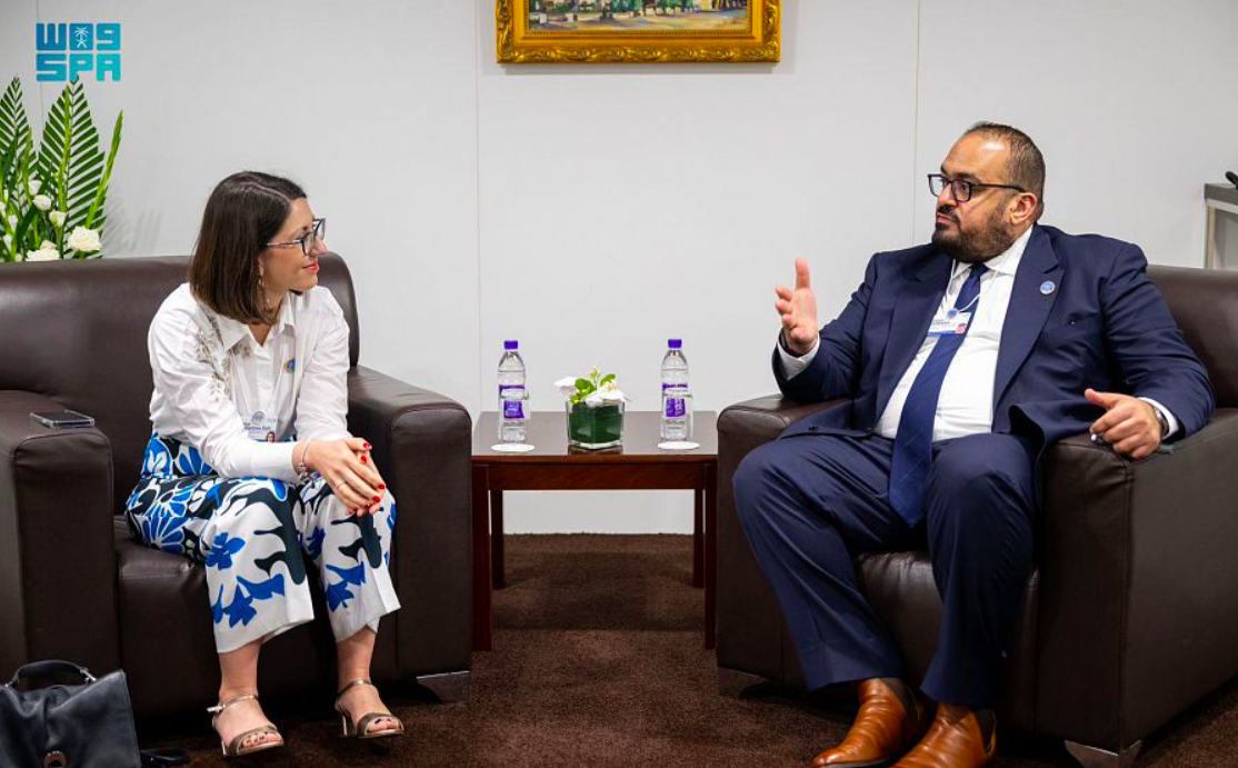 The ministers from the two countries held talks on the sidelines of the recent World Economic Forum summit in Tianjin, China (SPA)