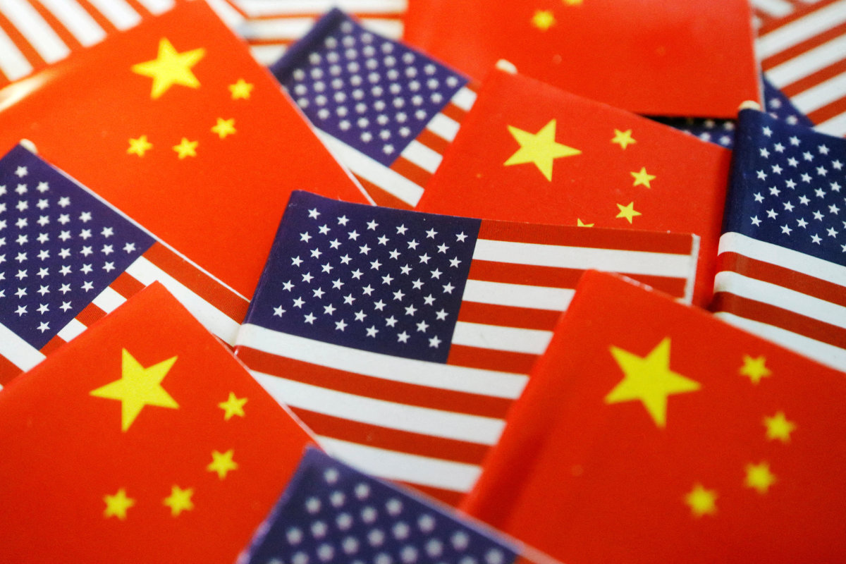 Flags of the US and China. (REUTERS Illustration Image)