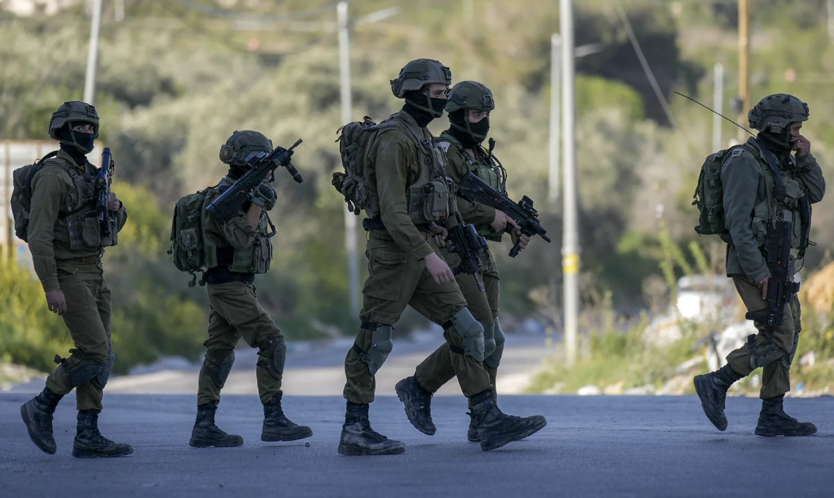 Israeli soldiers operate in village of Sarra near the Palestinians West Bank city of Nablus. (AP/File)