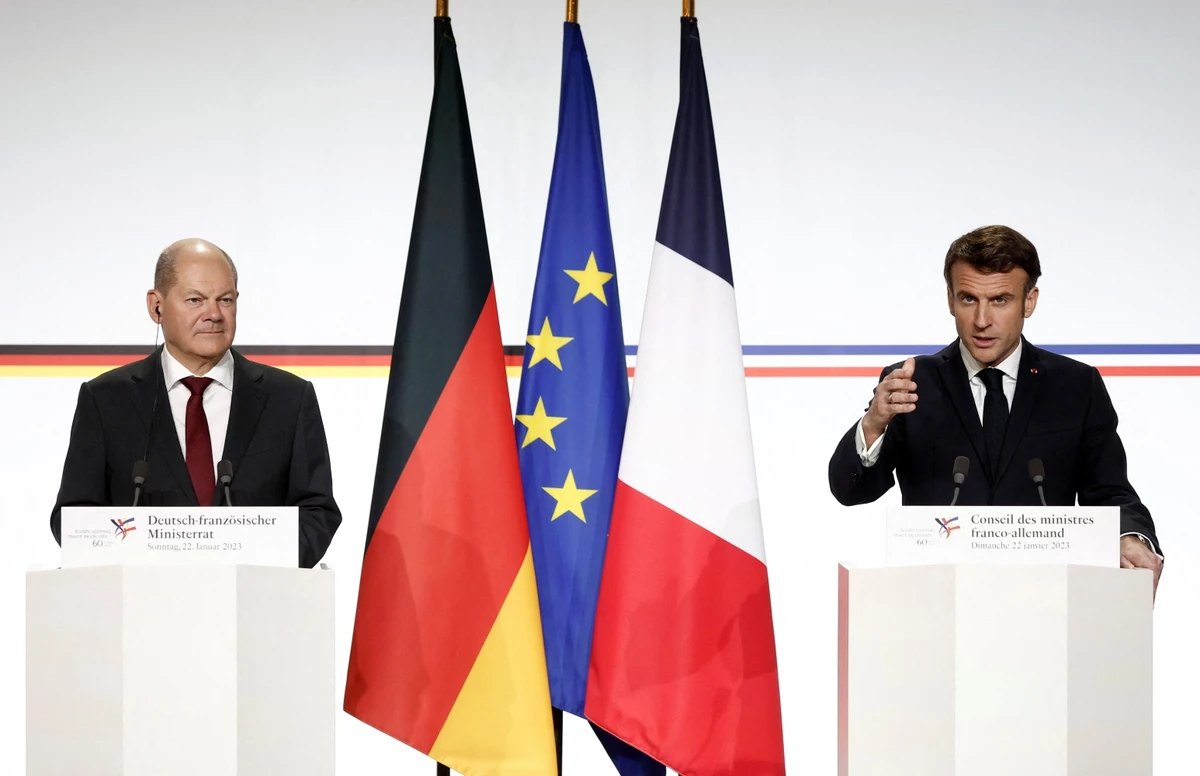 Macron and Scholz can still play a role in defining the economic and political character of the bloc (File/AFP)