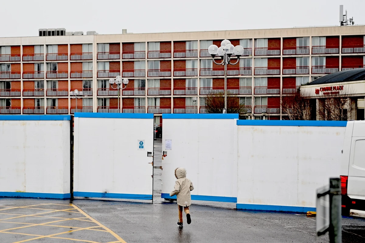 File photo of Crown Plaza which is one of the hotels housing asylum seekers as they wait for their asylum claims to be processed (AFP)