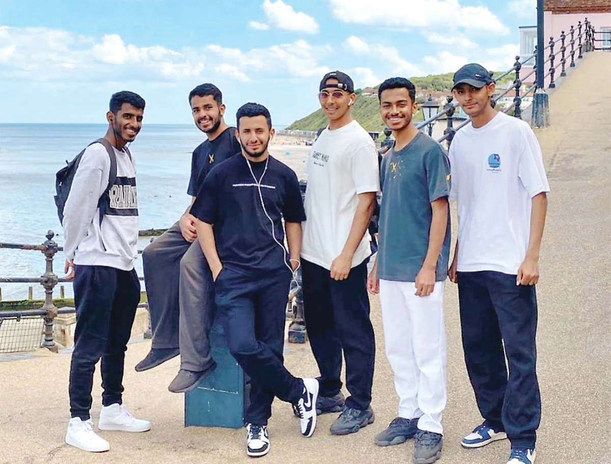 A group of Saudi students from the University of East Anglia recently explored Cromer, Norfolk; new experiences and exploring the world is one of the benefits of studying abroad. (Instagram/ intouea)