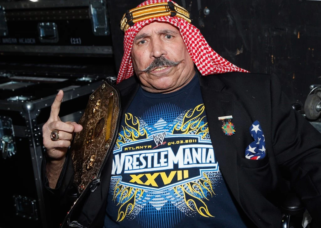 Hossein Khosrow Ali Vaziri, better known to fans as the Iron Sheik, was a former WWE champion tag team belt holder and, in 2005, was inducted into the organization’s Hall of Fame. (AFP file photo)