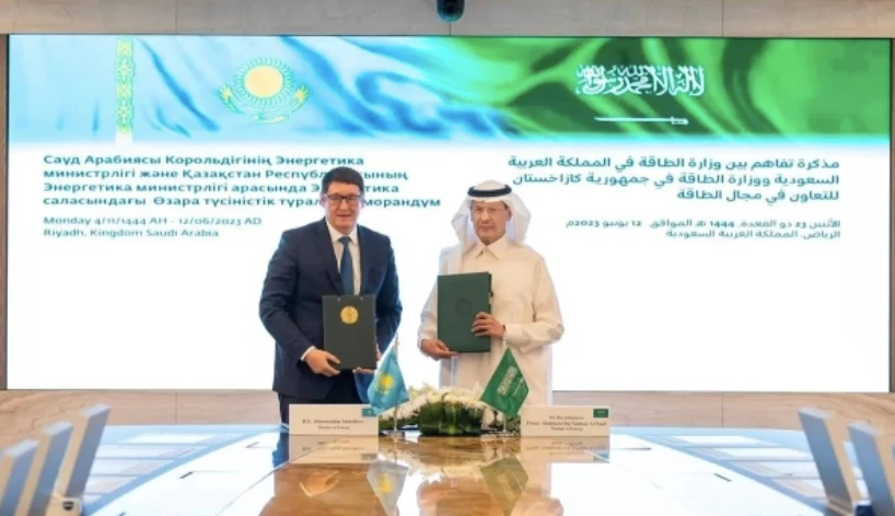 Saudi Arabia collaborates with Kazakhstan to improve energy partnership