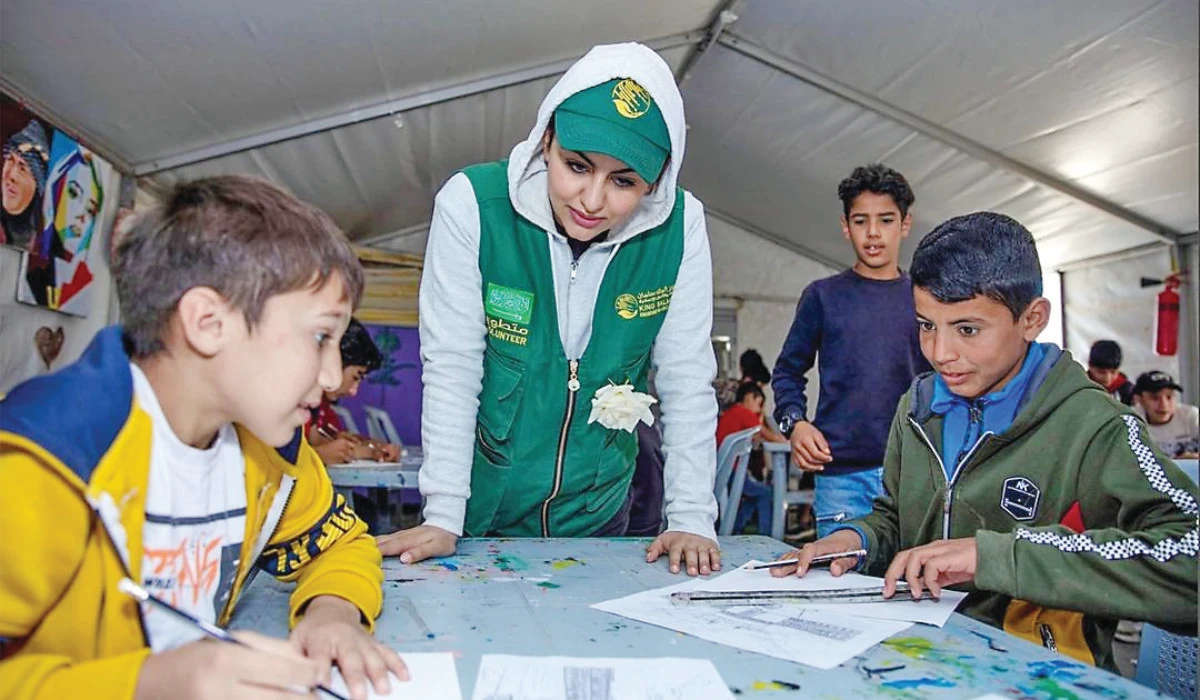 Saudi artist and photographer Nabila Abuljadayel supports Syrian refugees through art at Zaatari Camp