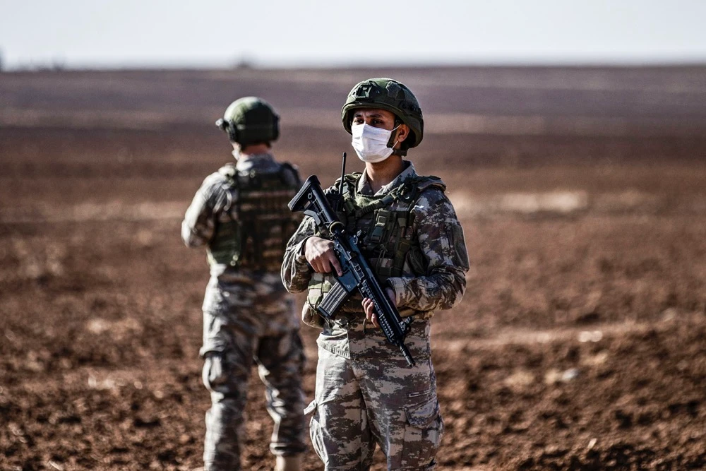 Meanwhile, Turkiye’s Defense Ministry announced on Wednesday that 41 terrorists were “neutralized” after armed drones were employed in northern Syria. (AFP/File)
