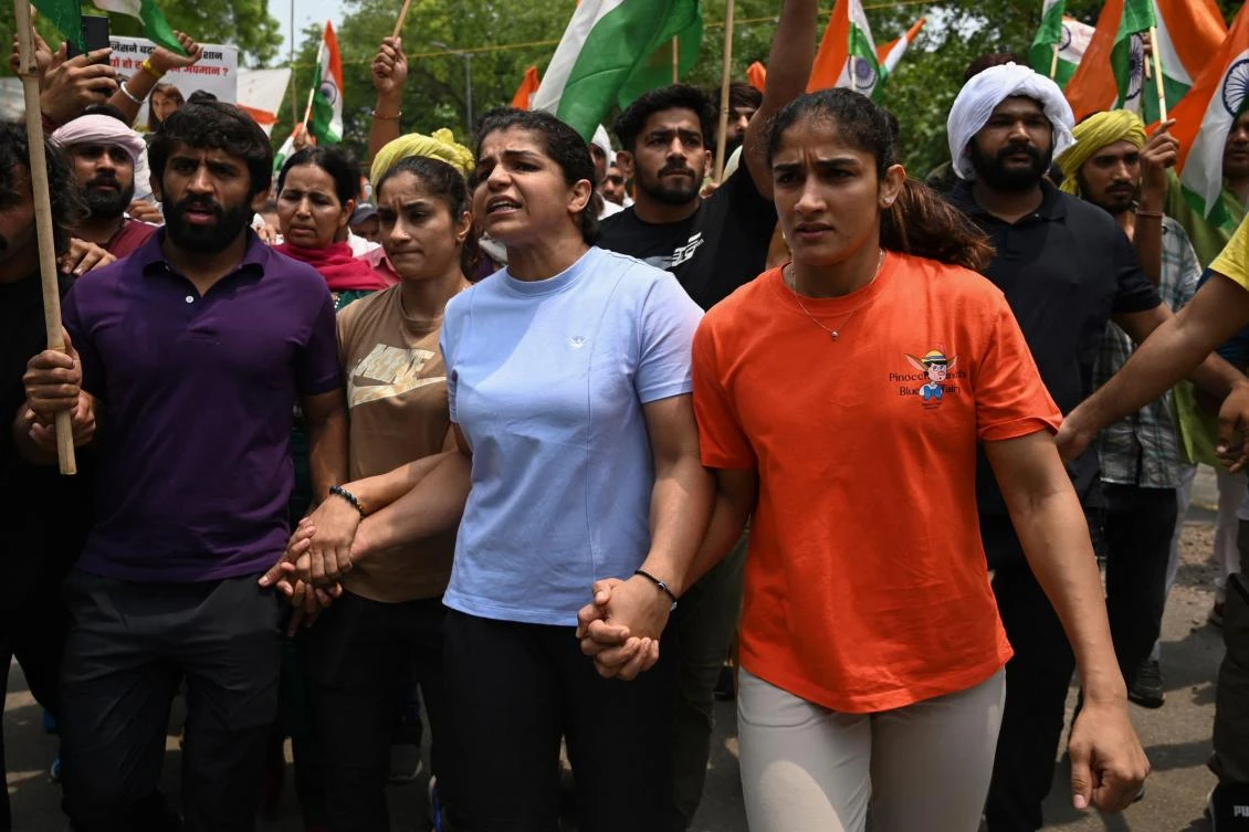 Indian police charge lawmaker with sexual harassment in case brought by female wrestlers