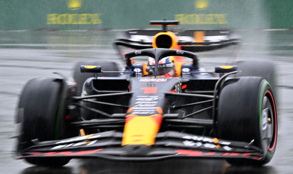 Red Bull Racing's Max Verstappen, of the Netherlands, drives during qualifying for the Formula One Canadian Grand Prix auto race Saturday in Montreal. (AP)