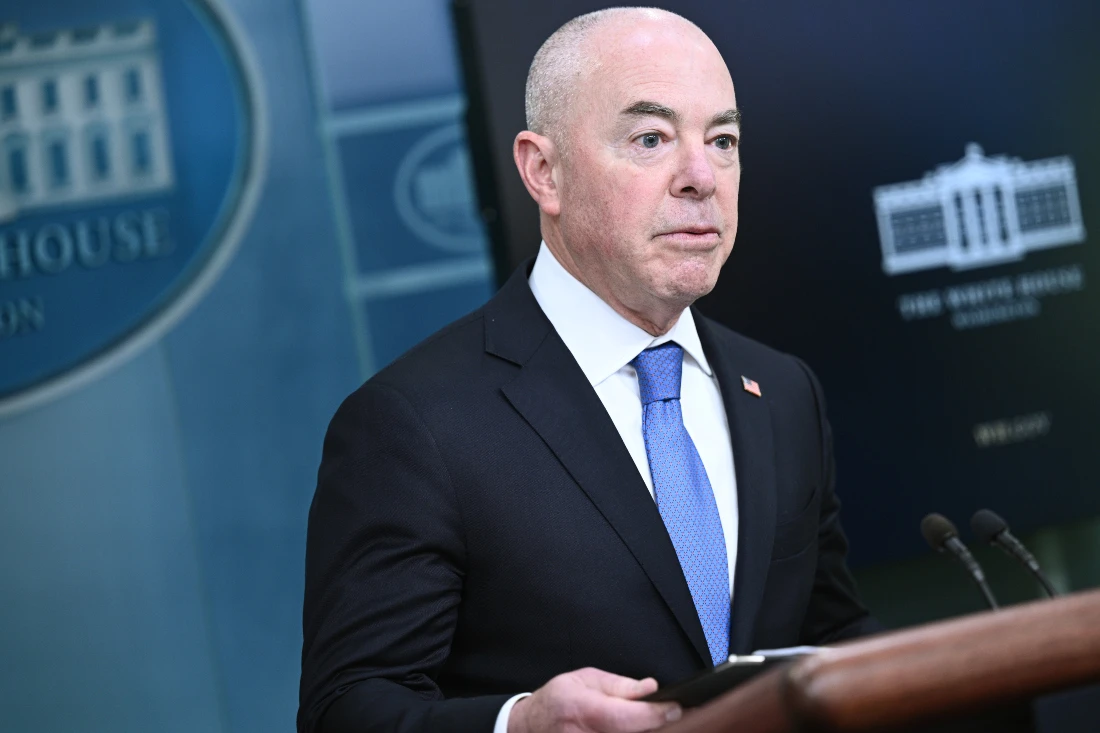 Alejandro Mayorkas, Department of Homeland Security secretary, was among the speakers who addressed the three-day conference. (File/AFP)