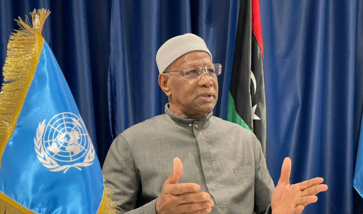 Abdoulaye Bathily made his remarks during a meeting of the Security Council to discuss the latest developments in Libya. (UNSMIL)