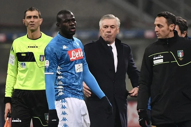 Italy signed on Tuesday a letter of intent aimed at eradicating anti-Semitism from soccer stadiums across the country. (AFP/File)
