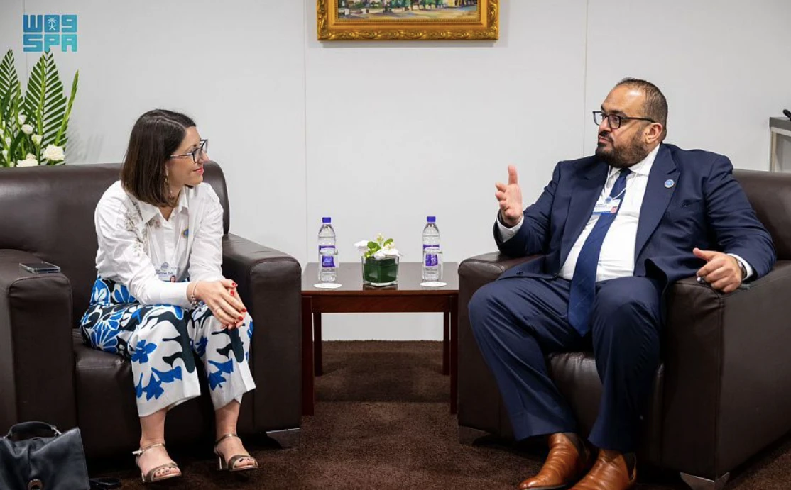The ministers from the two countries held talks on the sidelines of the recent World Economic Forum summit in Tianjin, China (SPA)