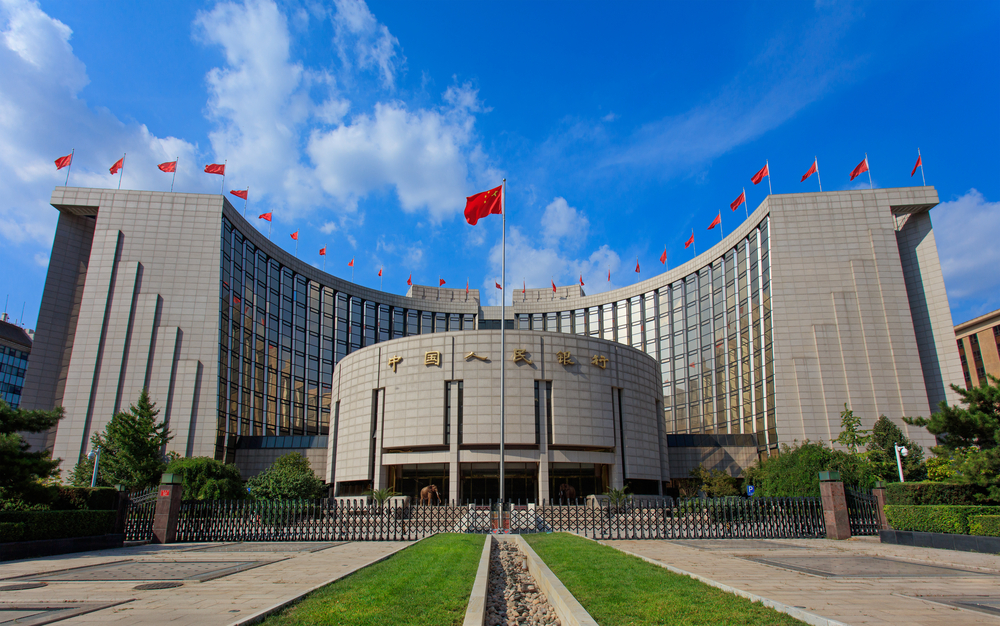 The tightening effect of central bank policies in developed countries was continuing, and international financial market volatility has intensified, a PBOC statement said. (Shutterstock)