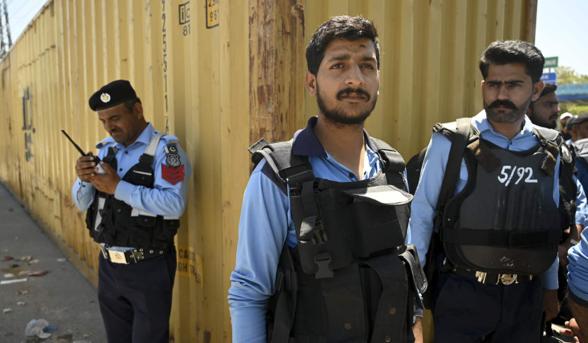 Policemen stand guard in Islamabad. (AFP file photo)