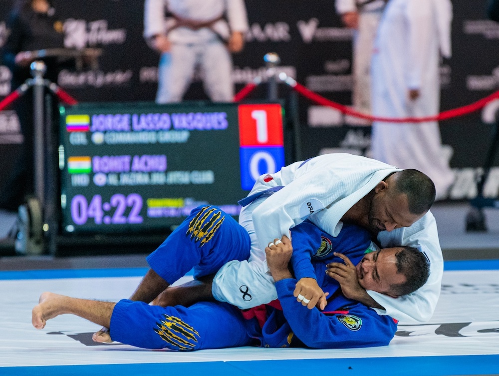The AJP Tour UAE National Jiu-Jitsu Championship 2023 takes place at the Mubadala Arena in Abu Dhabi. (UAEJJF)
