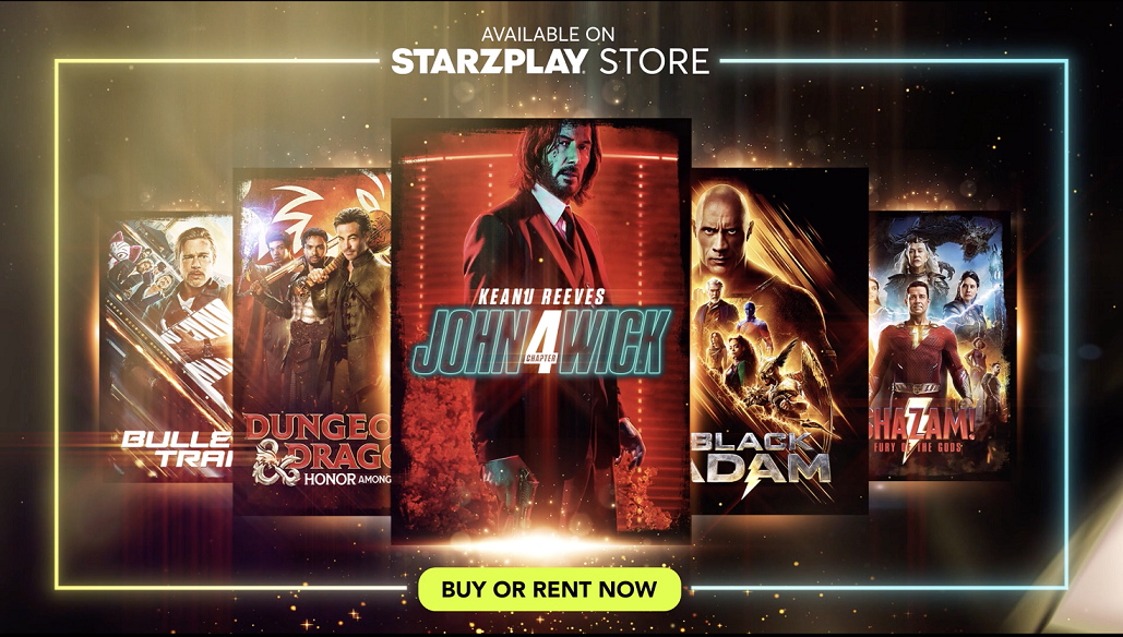 StarzPlay launches store for users to buy and rent movies
