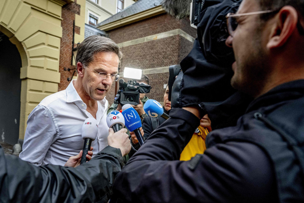 Mark Rutte, the Netherlands' longest-serving premier, was forced to resign amid irreconcilable differences within the four-party coalition about how to rein in migration. (AFP)