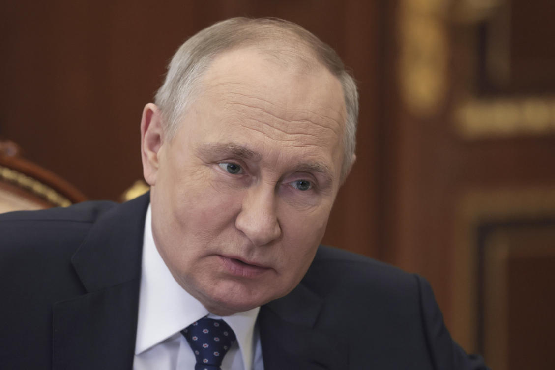 President Vladimir Putin listened to the Wagner commanders’ own explanations of what had happened and had offered them further options for employment and combat. (Sputnik via AP)