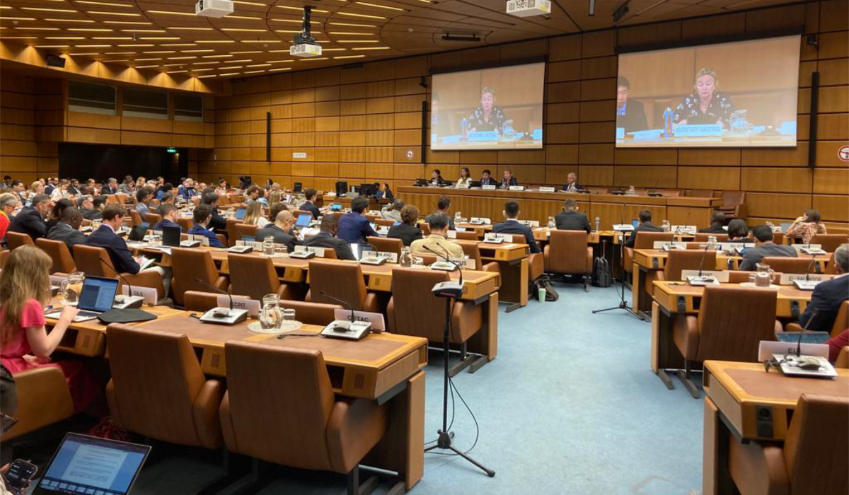 UNCITRAL carries out its work at annual sessions held alternately in New York and Vienna. (Twitter @annajoubinbret)