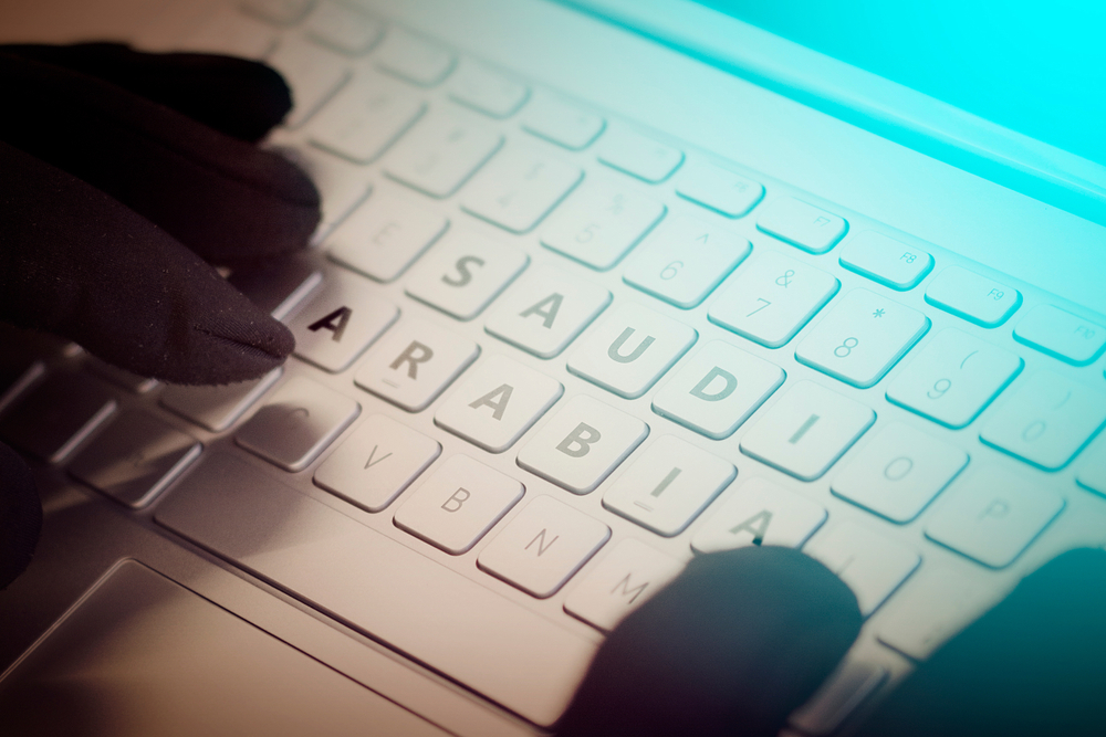 In recent years, Saudi Arabia has faced increasing numbers of cyberattacks, especially due to the rise in digital devices such as smartphones, tablets and computers. (Shutterstock)