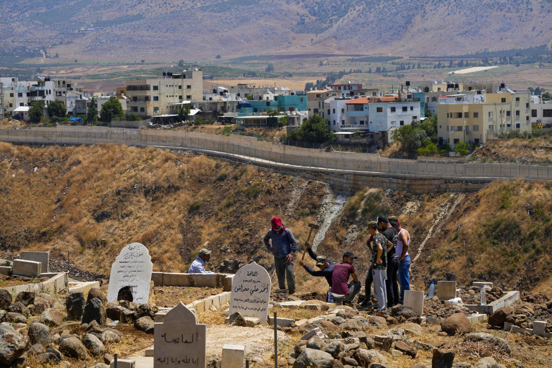 The dispute over a small village in the green hills where Lebanon, Israel and Syria meet brings a new point of worry amid broader unrest. (FILE/AP)