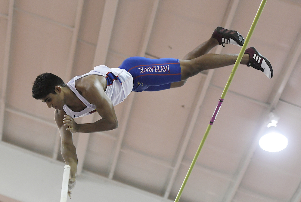 Saudi pole vault star Hussain Al-Hizam is eyeing Olympic success in Paris next year. (Supplied)