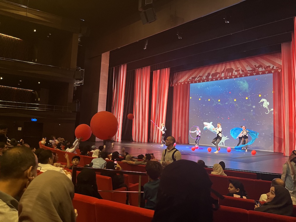 The majority of the show is all about movement and demonstrating how to push the human body to extremes to imitate animals. (Supplied)