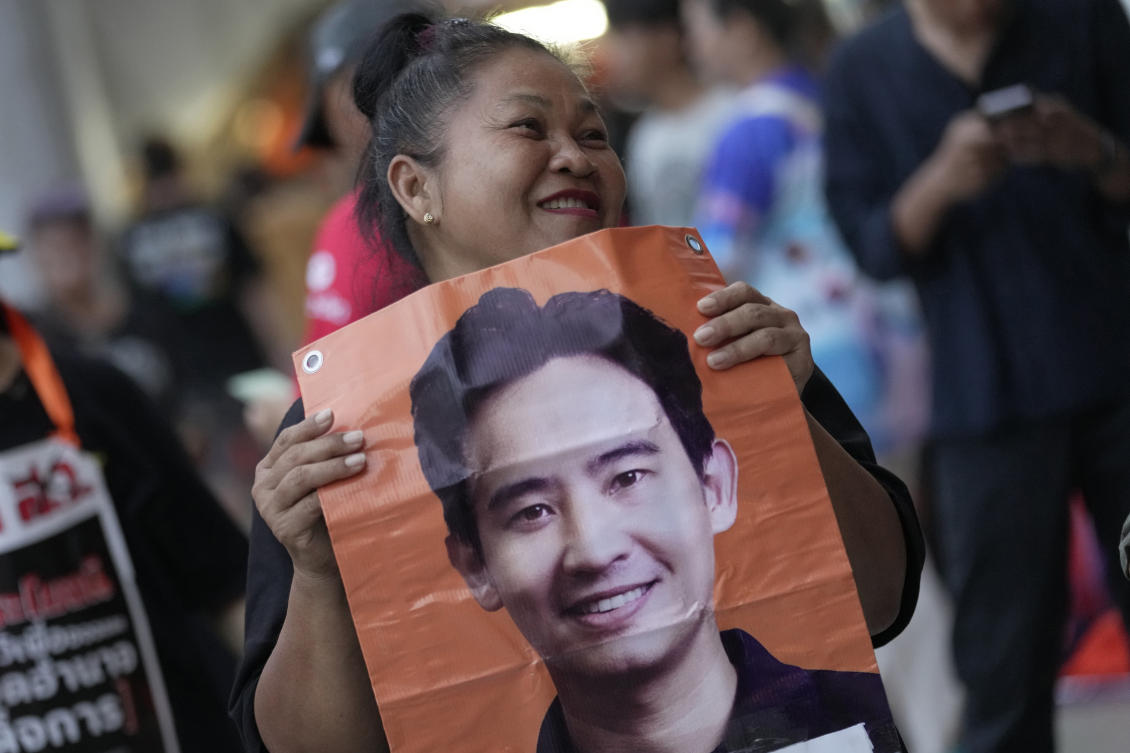 Pita Limjaroenrat’s Move Forward Party won the most seats in May elections, buoyed by young Thais eager for progressive reforms after nine years of army-backed rule in the kingdom. (AP)