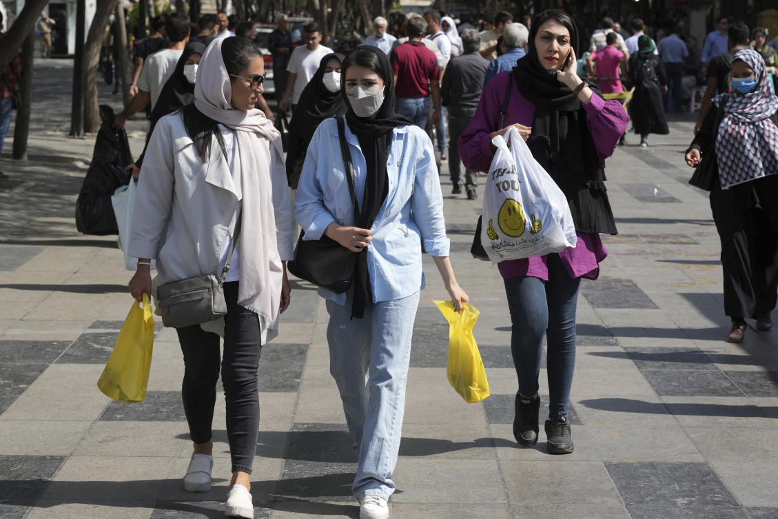 Iran’s clerical rulers view the hijab as a key pillar of the Islamic revolution that brought them to power, and consider more casual dress a sign of Western decadence. (AP)