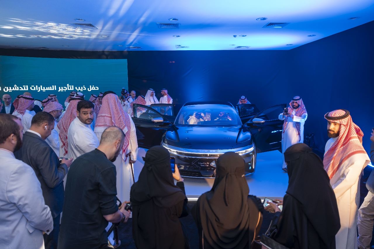 Some 10 Lucid cars will be available for rent from July 23 (Supplied)