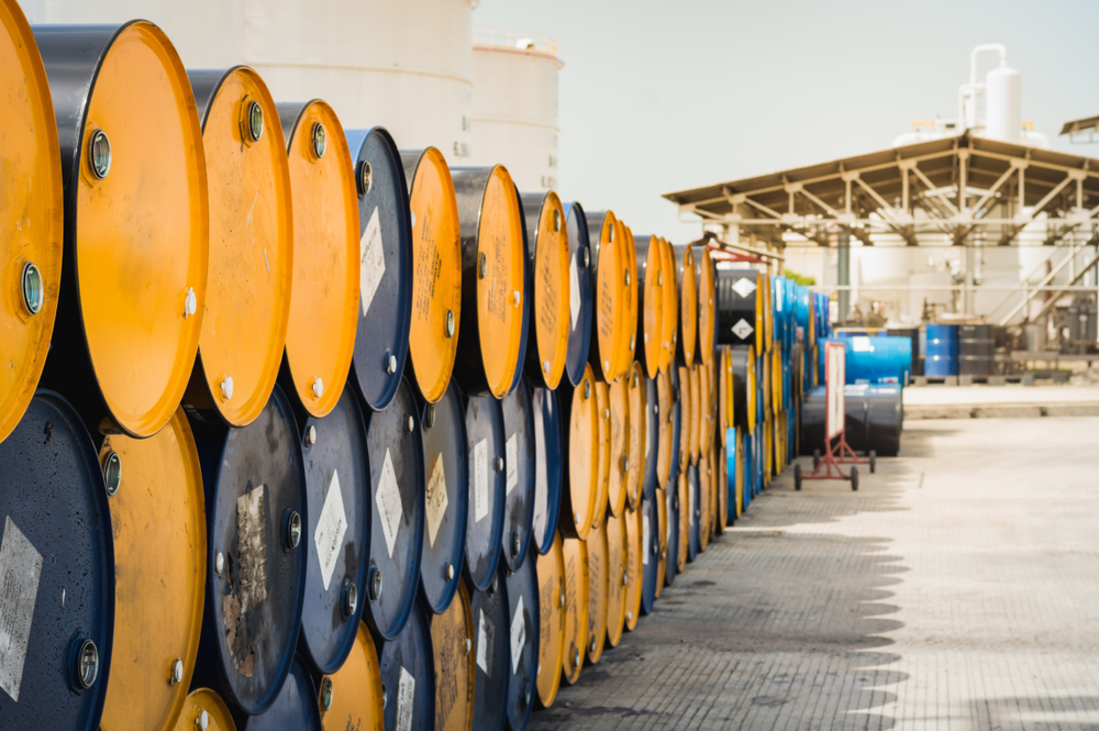 September Brent futures climbed 6 cents, or 0.1 percent, at $79.52 a barrel at 9:45 a.m. Saudi time (Shutterstock)