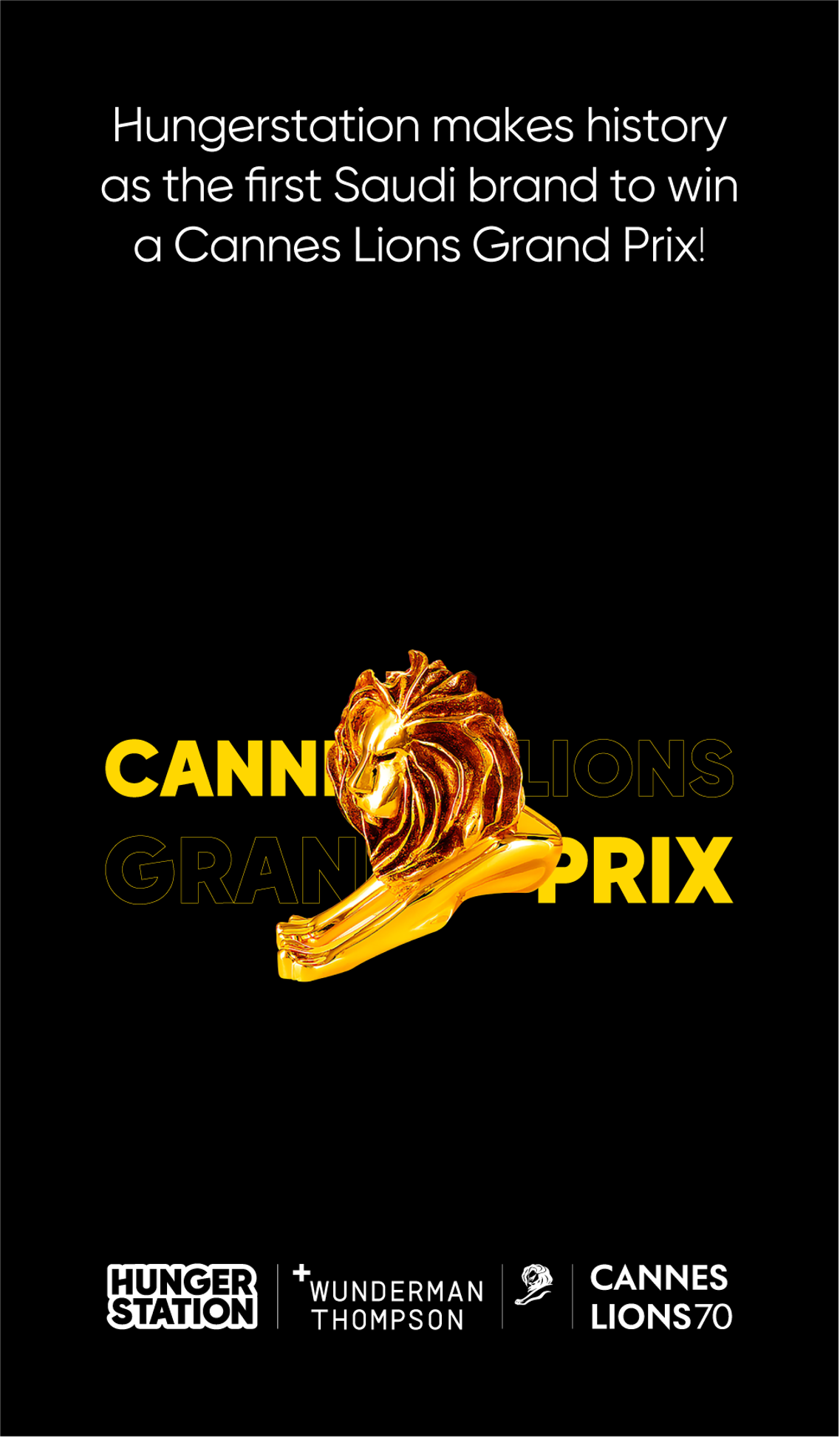 HungerStation makes history as first Saudi brand to win Cannes Lions Grand Prix 2023