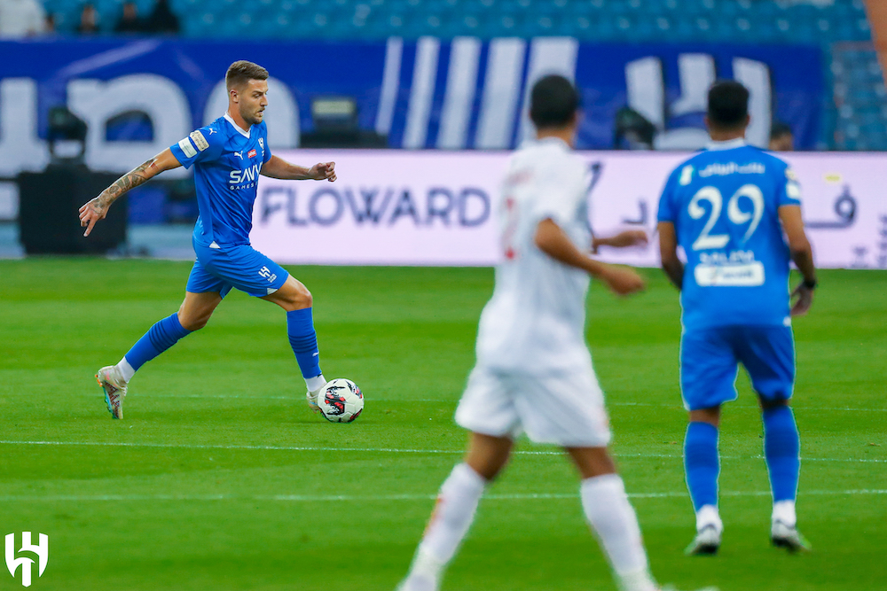 Portuguese international Reuben Neves scored for Al-Hilal against Kuwait SC (Twitter/@Alhilal_EN)