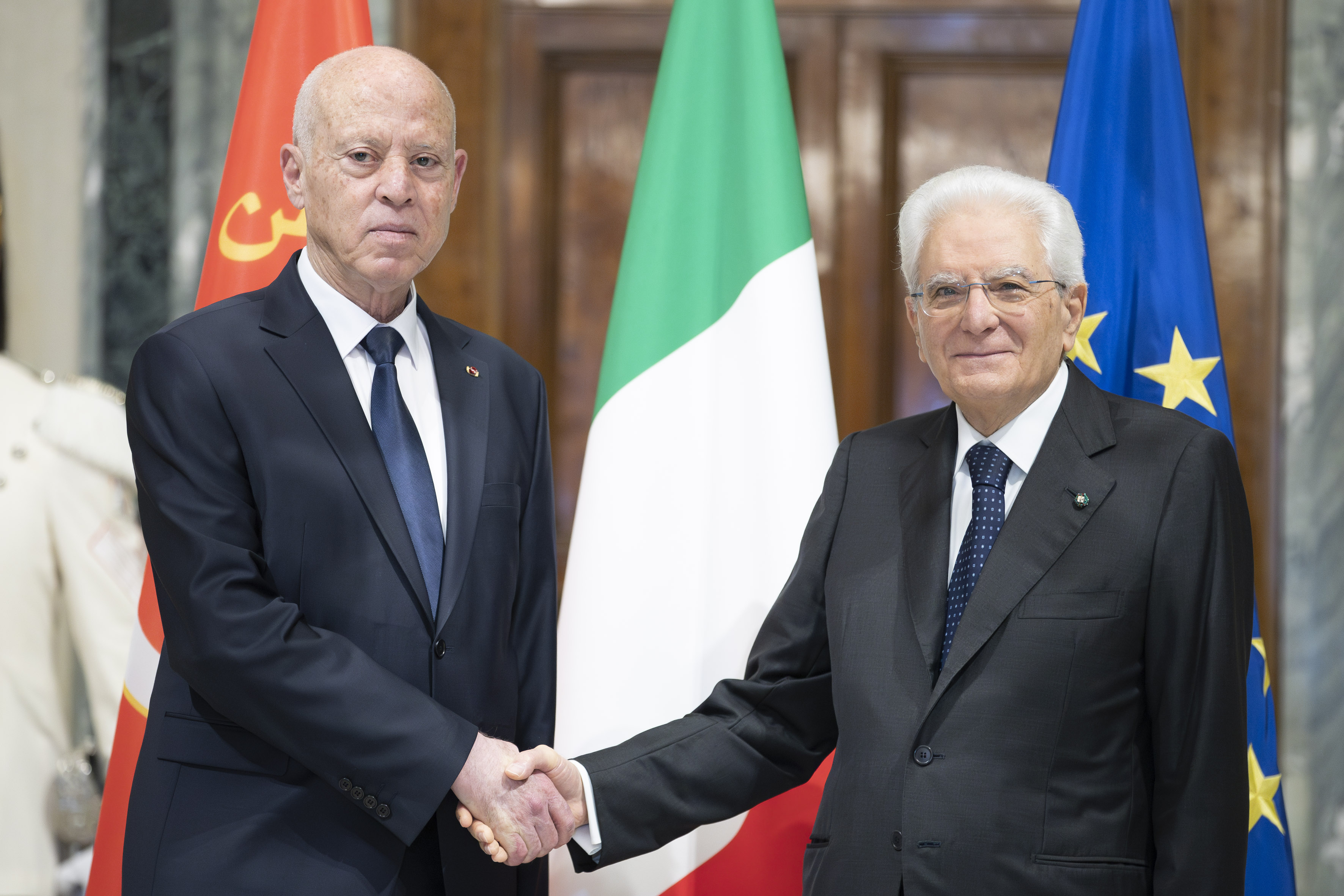 President Sergio Mattarella with President of Tunisia (Francesco Ammendola/Italian presidency)