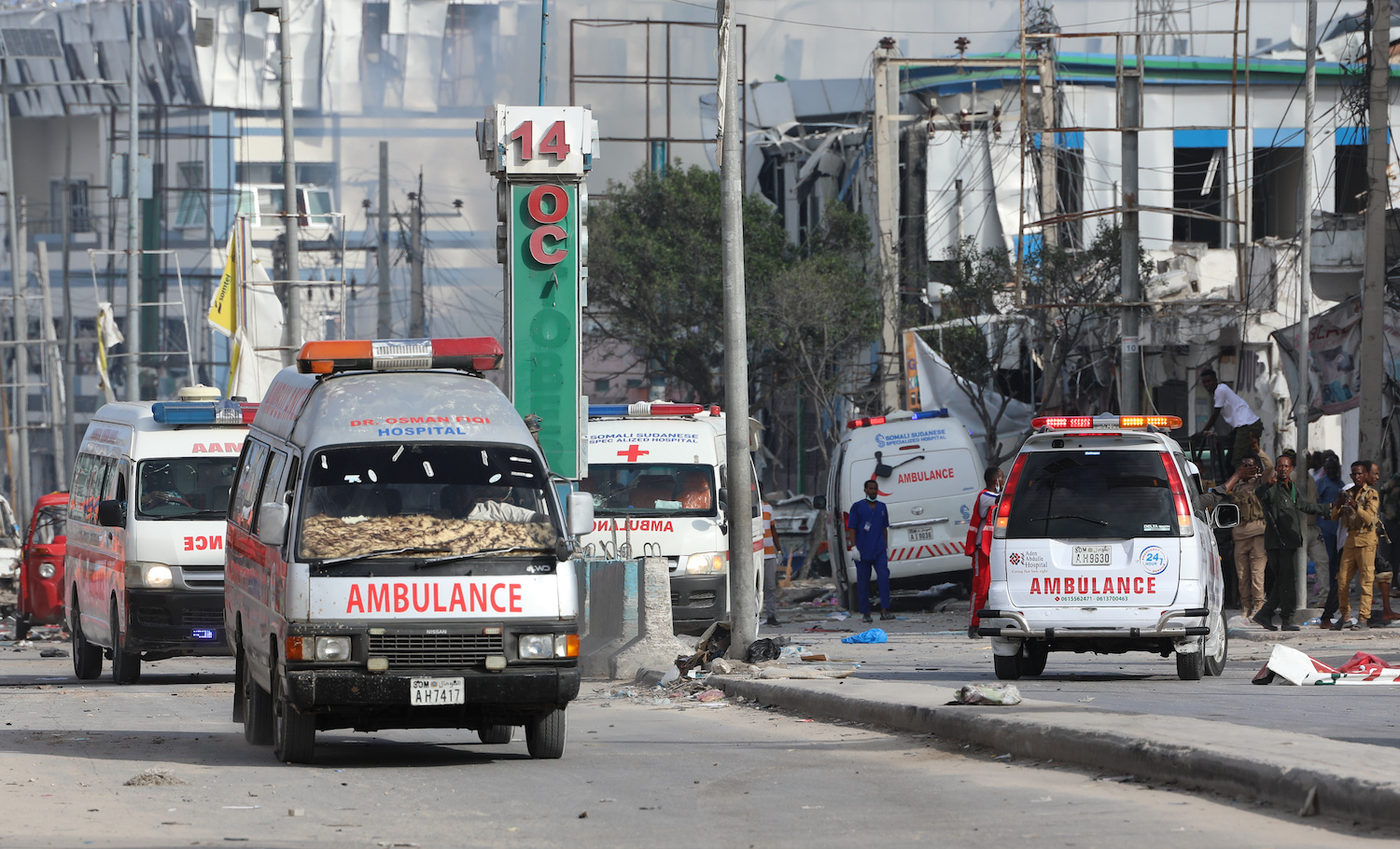 At least 25 soldiers were killed in a suicide bombing at the Jalle Siyad military academy in Mogadishu on Monday. (File/AFP)
