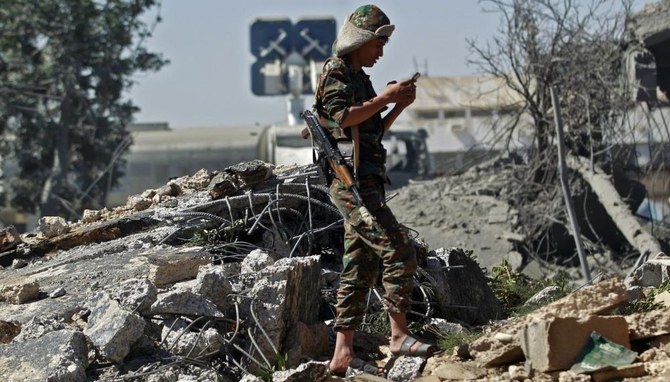 Authorities in the Yemeni city of Taiz and surrounding areas have stepped up security measures, including a ban on carrying weapons and the installation of security cameras, to resolve long-standing security issues and protect international humanitarian workers. (AFP/File)