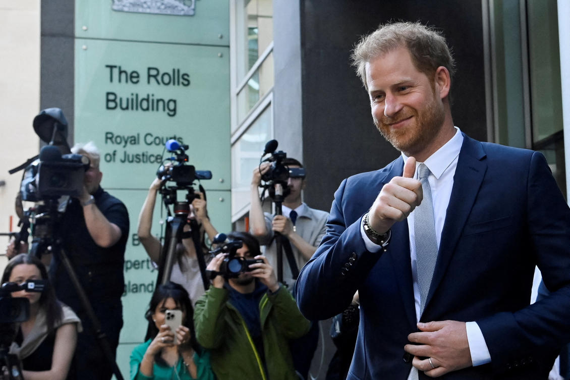 Prince Harry became the first senior member of the royal family to testify in a court in more than a century after appearing last month before a judge in his lawsuit against the publishers of the Daily Mirror. (Reuters)